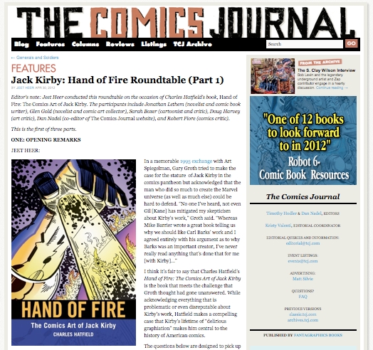 Hand of Fire Roundtable @ TCJ