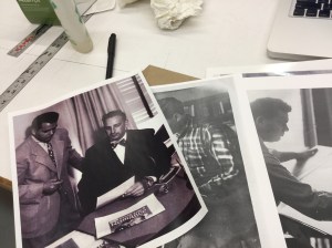 Vintage photos of Kirby and Joe Simon