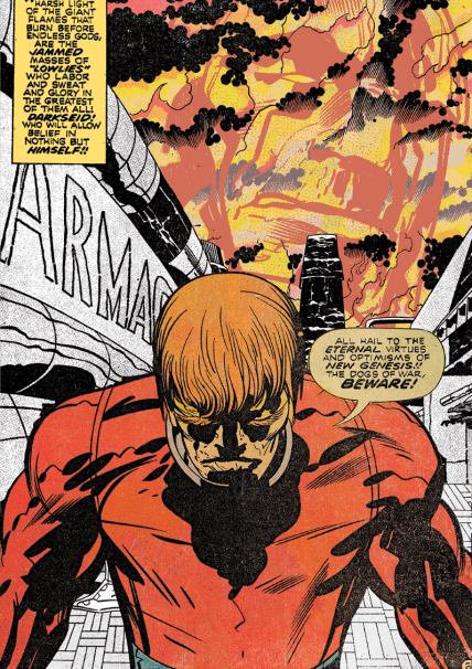 Father and Son, by Geoff Grogan, after Jack Kirby