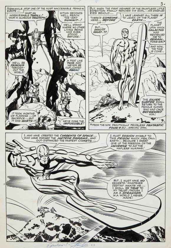 FF 55 page inked by Sinnott