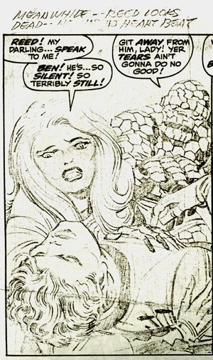 FF 89, page 19, panel one, pencils