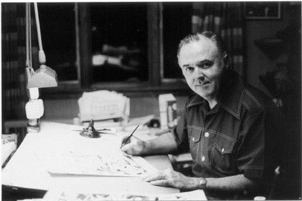 Joe Sinnott at work